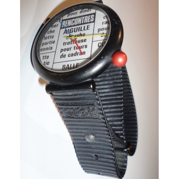 ALAIN SILBERSTEIN VINTAGE DESIGNER KLOK WATCH main image 6
